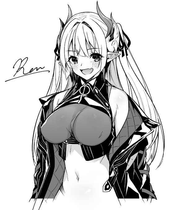 久々に描いたメリア様 