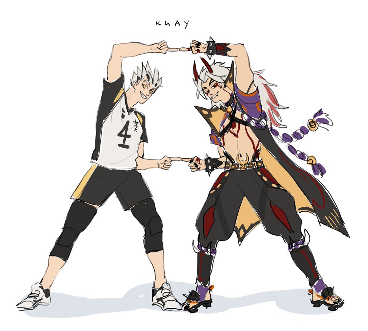 lena_flowerie's tweet image. ОНИ ——

#原神  #Itto  #AratakiItto #GenshinImpact #Haikyuu #bokutokoutarou