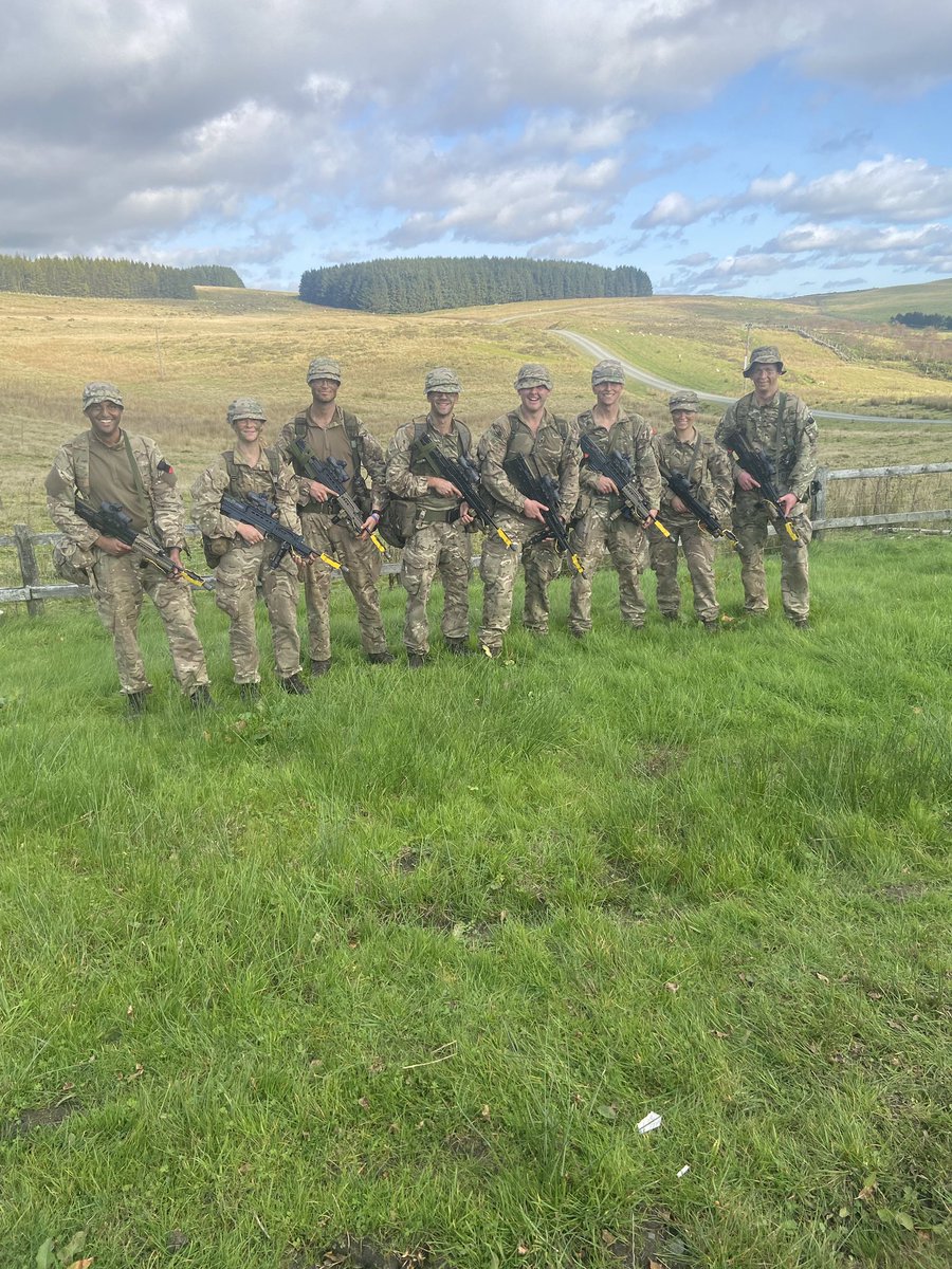 Gareth W (@gmw926) on Twitter photo Superb effort from <a href="/UotcExeter/">Exeter UOTC</a> officer cadets from <a href="/UniofExeter/">University of Exeter</a> and <a href="/plymuni/">University of Plymouth</a> this weekend. Still smiling after 40+ hours in the Welsh hills. And a 🥉 to mark their efforts. Superb effort from <a href="/UotcExeter/">Exeter UOTC</a> officer cadets from <a href="/UniofExeter/">University of Exeter</a> and <a href="/plymuni/">University of Plymouth</a> this weekend. Still smiling after 40+ hours in the Welsh hills. And a 🥉 to mark their efforts.