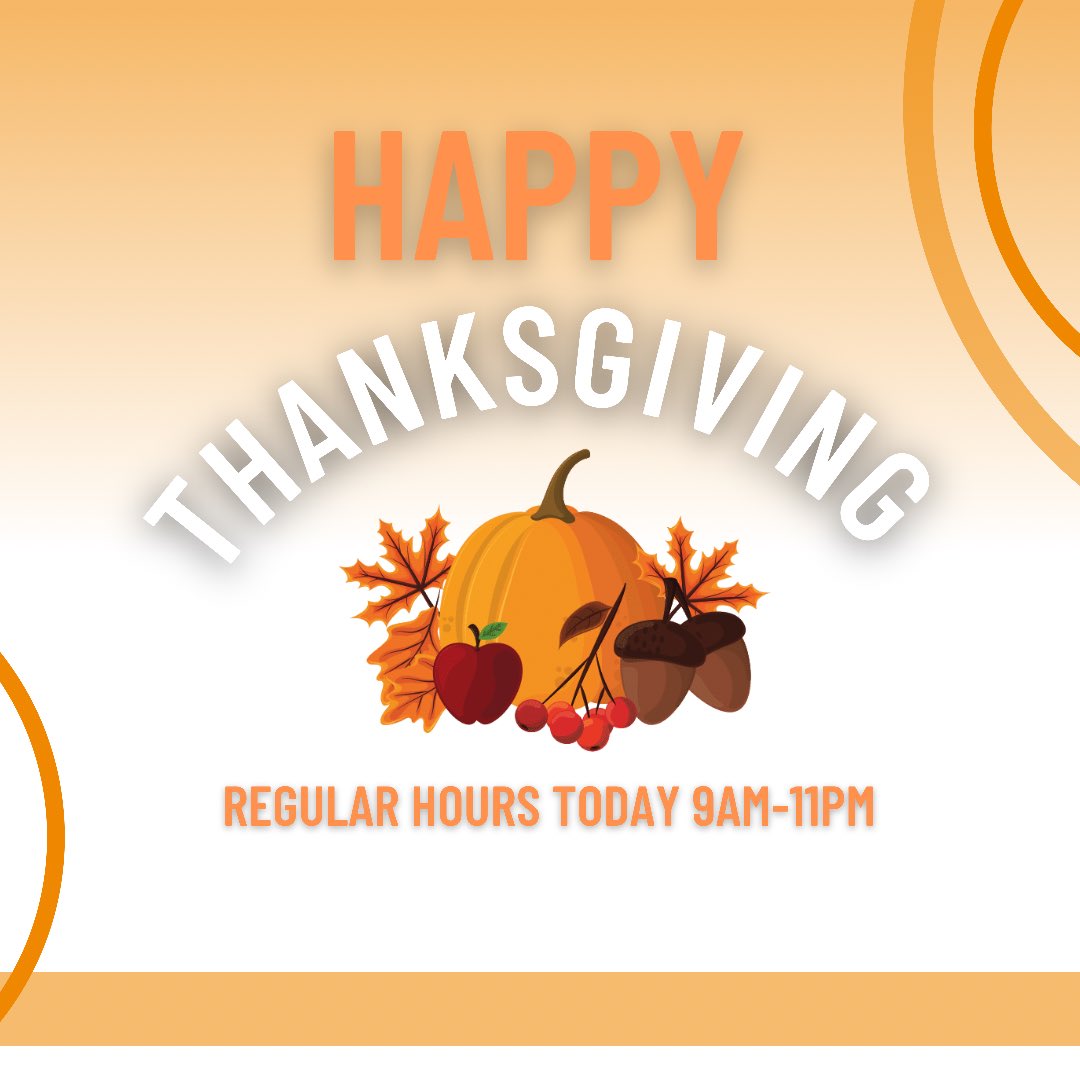 Happy thanksgiving everyone! WE are grateful for all of you 💛