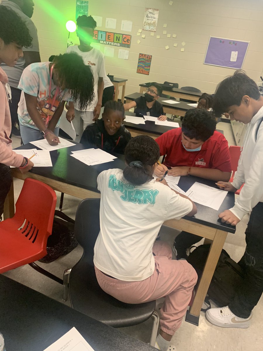 CoachNunn2's tweet photo. Students are back after Fall Break Learning about Genetics by taking an Inherited Traits Inventory of their peers! 😀 #collaboration #teamworkmakesthedreamwork #madscience #Beelite_WMS @HumbleISD_WMS https://t.co/DAOMut4Hh5
