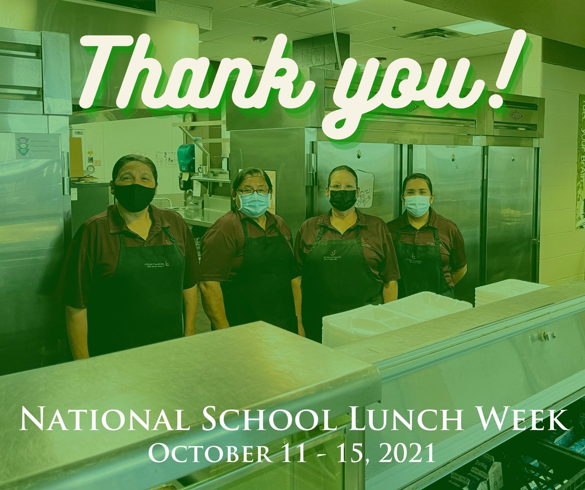 brookscoisd's tweet photo. Brooks County ISD is proud to offer free meals to our students which makes everyone “Wild About School Lunch!”
Join us in celebrating National School Lunch Week and thanking our food service staff! #NSLW21 #WorldClassStaff https://t.co/wHm61Wdr10
