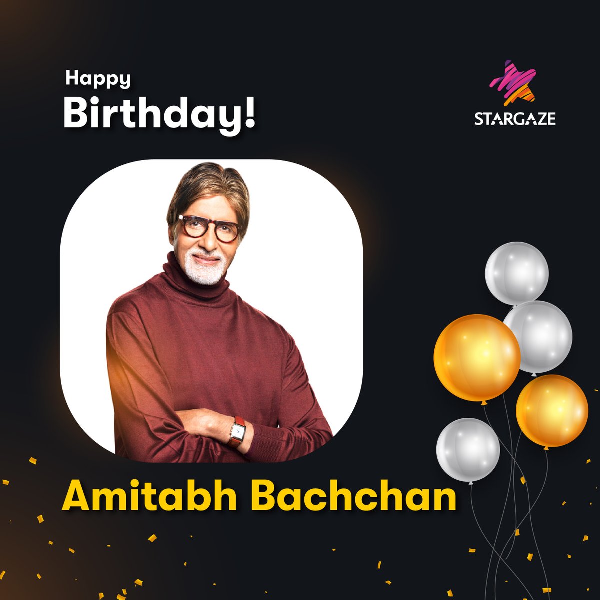 Big B turns 79 today! <a href="/SrBachchan/">Amitabh Bachchan</a> is one of the most influential actors in the history of Indian cinema. Wishing the superstar of the millennium Amitabh Bachchan a very Happy Birthday.  #bollywood #amitabh #HappyBirthday