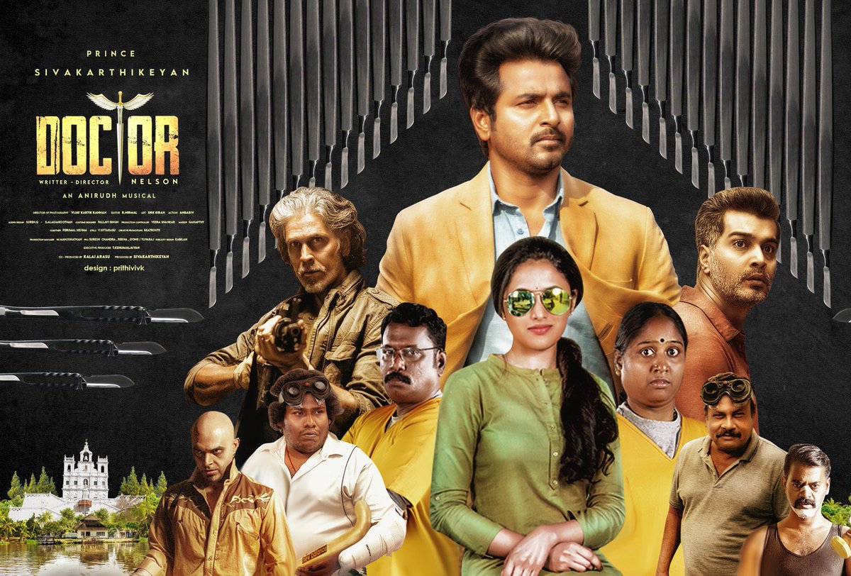_nithiskumar_'s tweet photo. #Doctor one of the best fun-filled entertainer of Tamil cinema. Great performance @Siva_Kartikeyan bro 👌 and @priyankaamohan 😍 @anirudhofficial bgm 💯These two Combo #RedinKingsley and @iYogiBabu 👏👏💥 @Nelsondilpkumar  vera mari vera mari🔥🔥 @SKProdOffl #DoctorInTheatres https://t.co/Sq7MNMx5Os