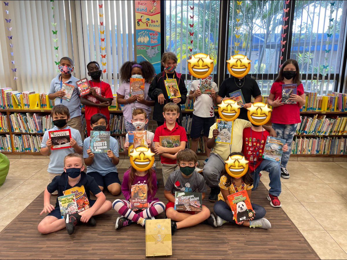 weese_kim's tweet photo. Congratulations to Mrs. Lott’s 3rd graders for winning the Golden Book Award for having the most AR points for September! #RepeatWinners 🙌🏻❤️📚 @PIEpelicans @FeliceBagley @JeramyKeen @delulace @d_watson26 https://t.co/cq6Dsp8ZLq