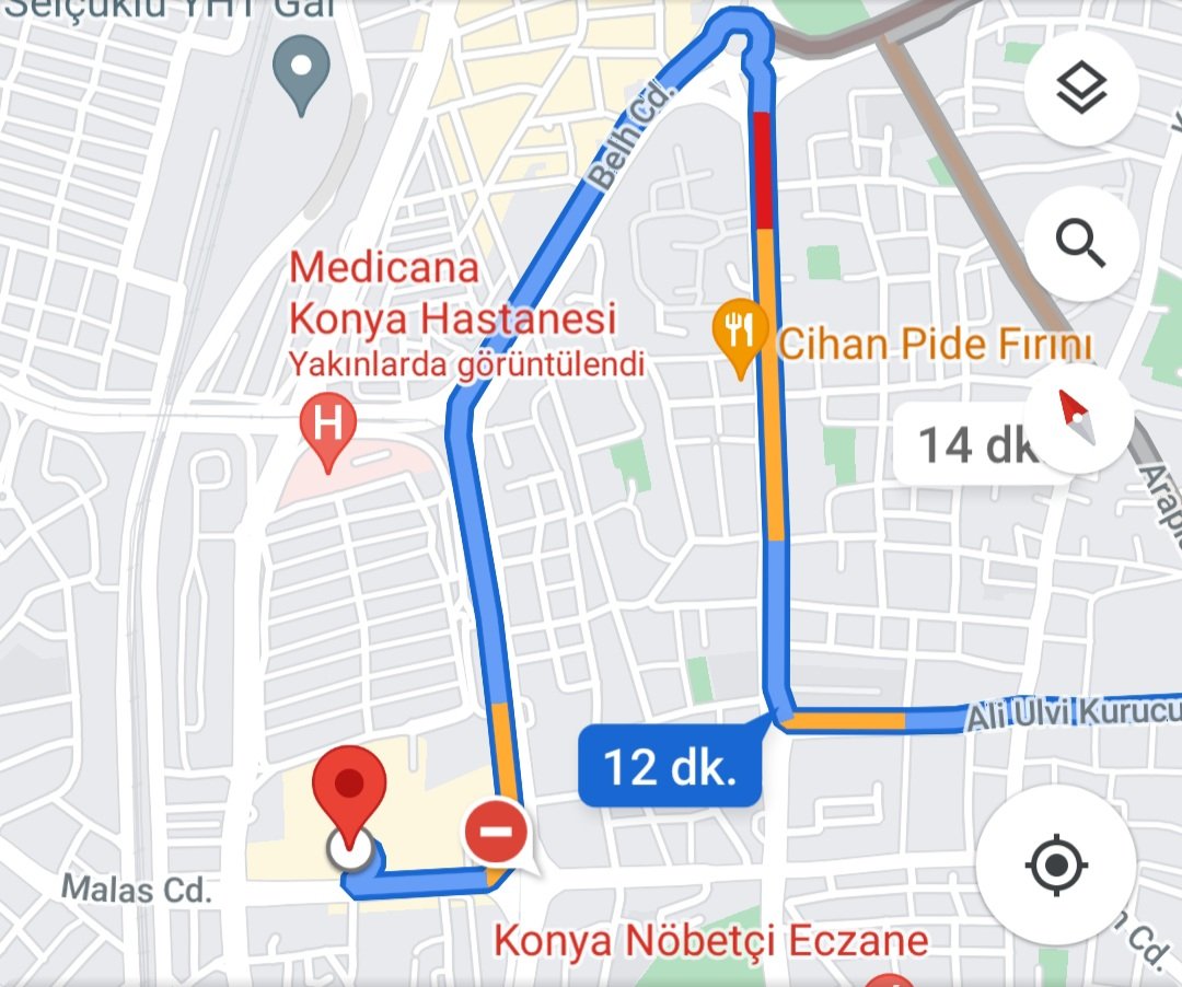 Bu garip yol değişikliği nedeniyle ben niye Kulesite ve Medicana Hastanesi gibi önemli yerlere giderken yolu uzatmak zorundayım?
<a href="/Konyabuyuksehir/">Konya Büyükşehir Belediyesi 🇹🇷</a>