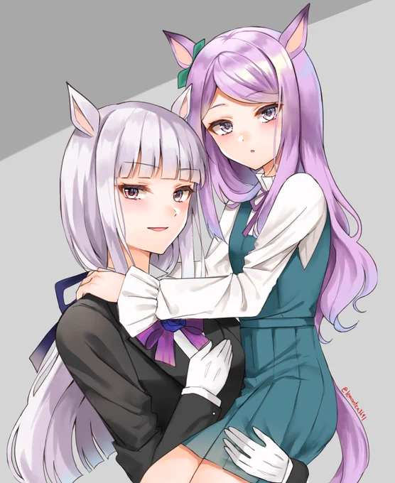 執事とお嬢さま #ウマ娘 #ゴルマク 