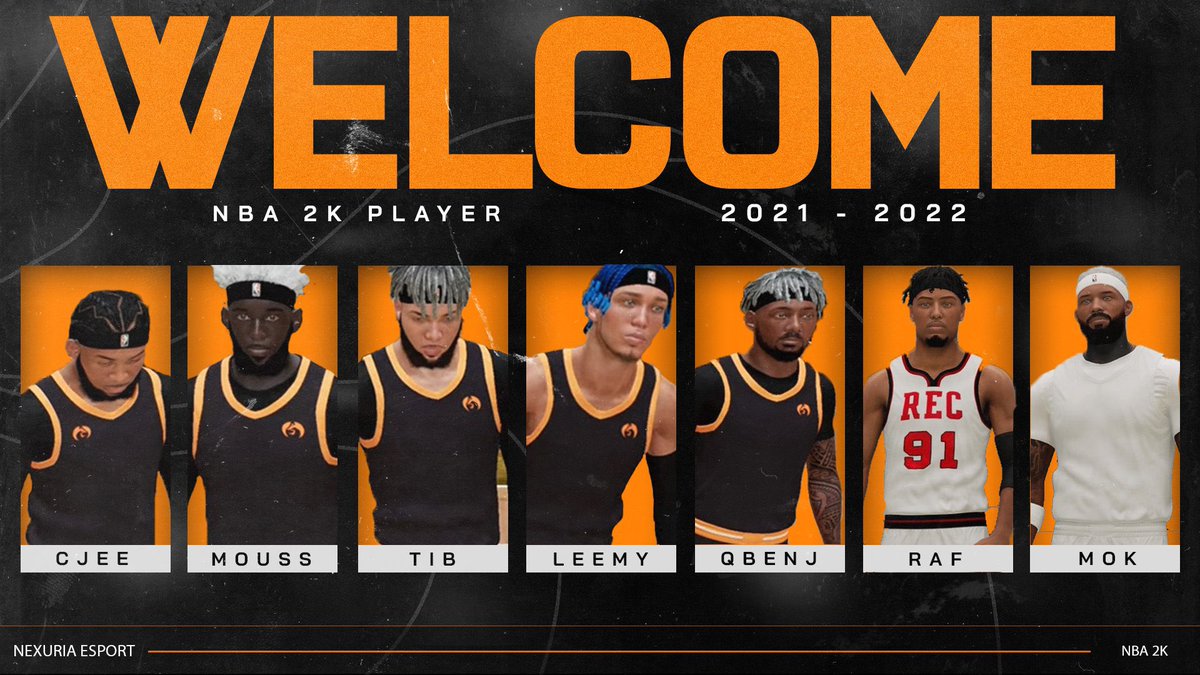 NuxeriaEsports's tweet photo. Nuxeria arrive sur les parquets ! 🏀

Bienvenue à notre équipe #NBA2K22 qui nous représentera pour cette saison 2021-2022 🦊

⭐️ @TIB_93 
⭐️ @Support29k 
⭐️ @Leemy2k 
⭐️ @BacciRaphael 
⭐️ @mokbenk 
⭐️ @PdgMouss 
⭐️ @qBenj_ https://t.co/KuJ17qjAzb
