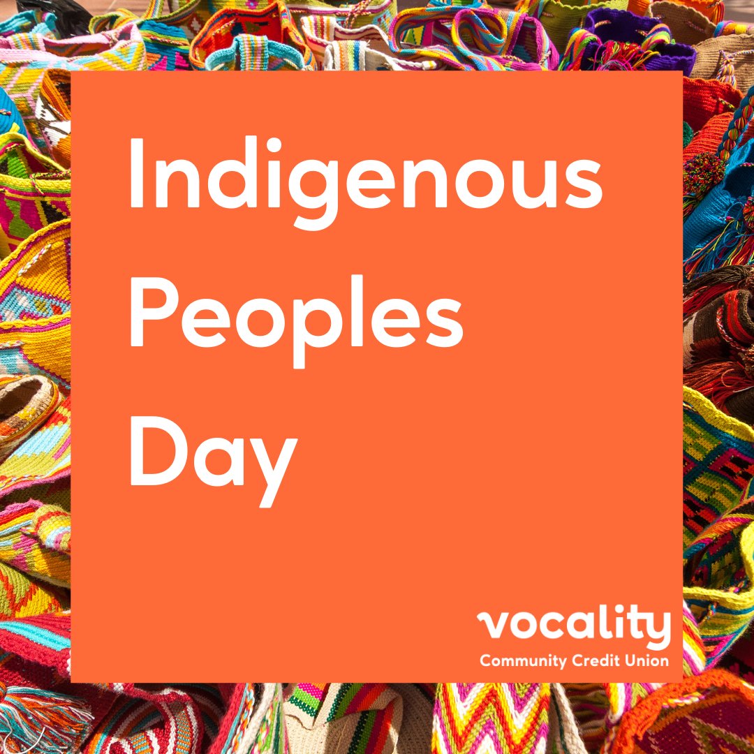 VocalityCCU's tweet photo. We are closed today. Let's honor the Native American people and commemorate their histories and cultures together.
__
__
__
#VocalityCCU #CommunityCreditUnion #indigenouspeoplesday #IPD #nativeamerican #history https://t.co/h2n8EmC5ZH