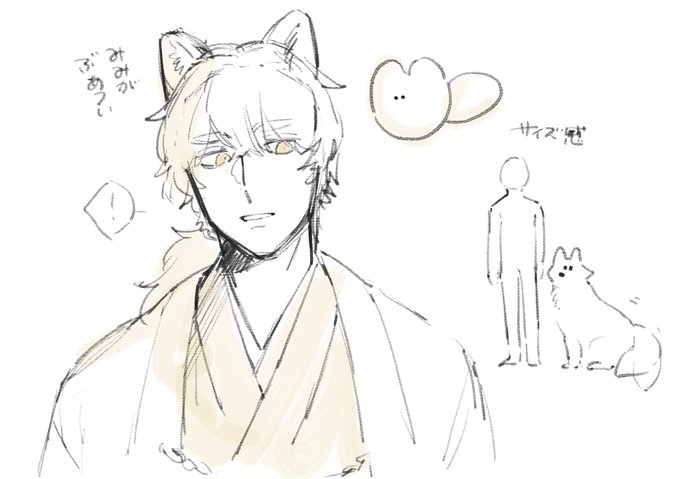 ⁦@syunrai_TL⁩ 
表情大きさなど 獣人で全然描いてなかったので 