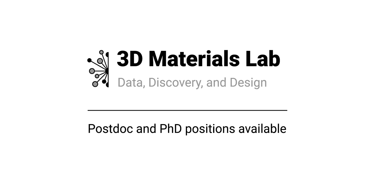 We've openings for a postdoc (Jan 2022 or later) and PhD students (Fall 2022). If you're excited about using computations and data-driven approaches to discover &amp; design new materials, please check out: prashungorai.org/join-the-lab/

RTs appreciated!  

#compchem #chempostdoc #postdoc