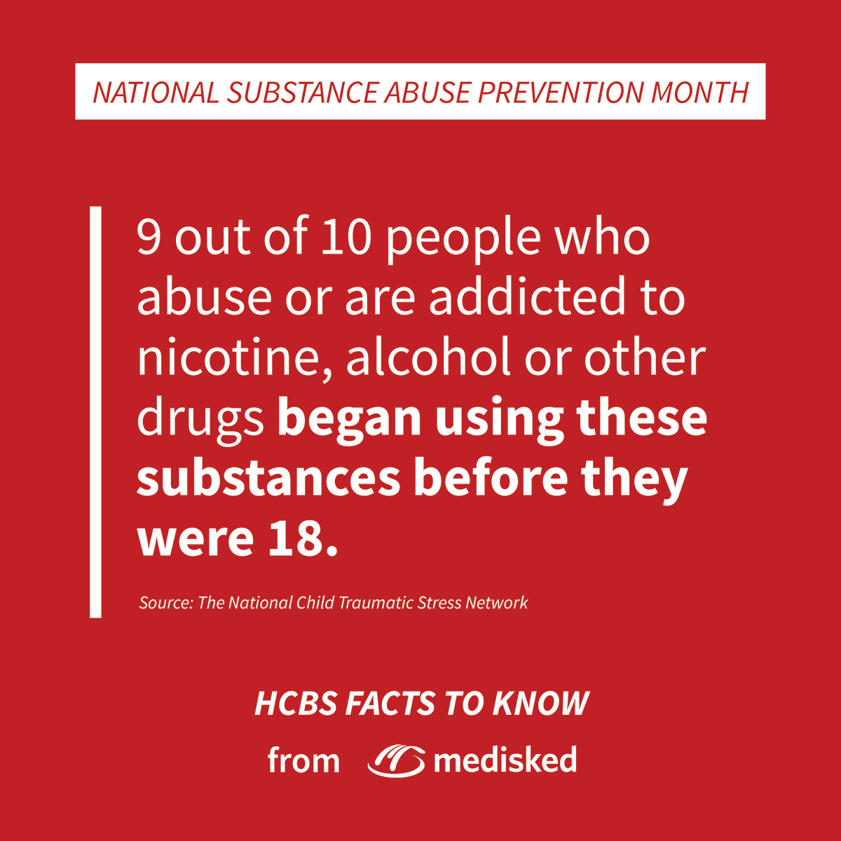 MediSked's tweet photo. If you or someone you know is struggling with substance use, call @samhsagov’s National Helpline, 1-800-662-HELP (4357), for a confidential, free, 24/7/365 information service for individuals & family members facing mental and/or substance use disorders.
#NSAPM #HCBSFactsToKnow https://t.co/nXBSIMHRhV
