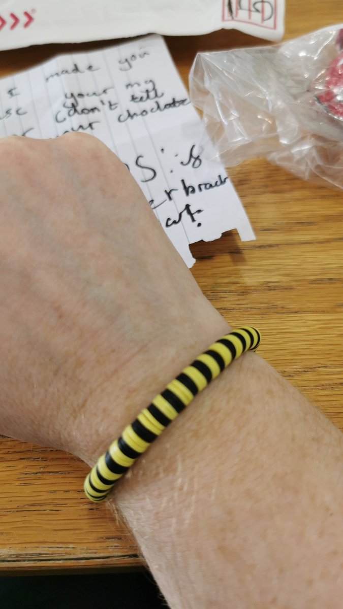 The best kind of mail! A little parcel delivered this morning from a pupil I taught last year ❤️😊