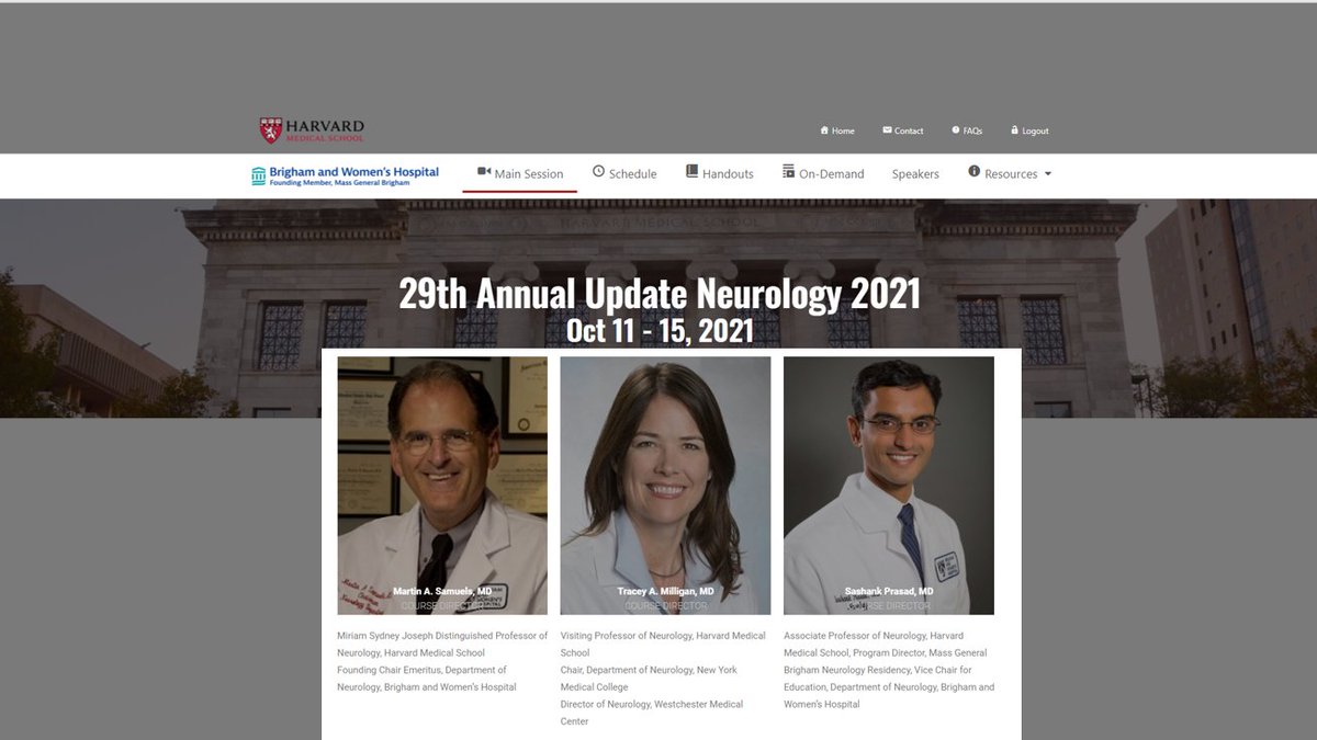 Still time to join us #MartySamuels @prasad_sashank All lectures are recorded and available for viewing for 6 months. #Neurology cmeregistration.hms.harvard.edu/events/29th-an…