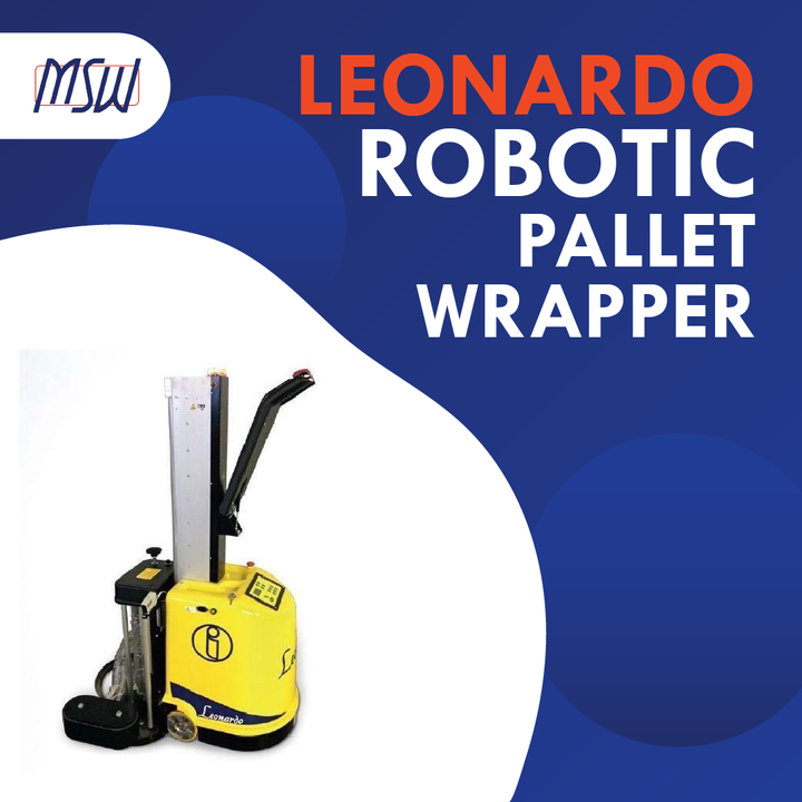mrshrinkwrap's tweet image. With no assembly needed, the Leonardo Robotic Pallet Wrapper can autonomously stretch wrap palletized items of nearly ANY SIZE!

Features Include:
✅ Electric Power- Assisted Steering
✅ Can Program up to 6 different cycles
✅ Easy Shipment
✅ Power Pre-Stretch
✅ Easy To handle