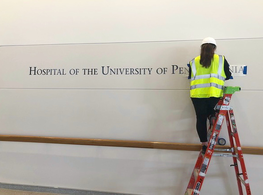 Cloud Gehshan (@cloudgehshan) on Twitter photo Above and beyond: as the opening of the <a href="/PennMedicine/">Penn Medicine</a> Pavilion fast approaches, senior designer Linzi Eggers helps with temporary sign installation needed for the DOH inspection!
#cloudgehshan #cloudgehshandesign #pennmedicine Above and beyond: as the opening of the <a href="/PennMedicine/">Penn Medicine</a> Pavilion fast approaches, senior designer Linzi Eggers helps with temporary sign installation needed for the DOH inspection!
#cloudgehshan #cloudgehshandesign #pennmedicine