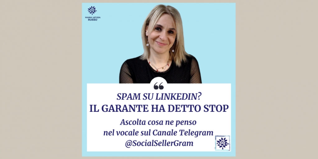 ⚠️ #Linkedin e #Gdpr - Il Garante si pronuncia e spiazza tutti
Come usare #Linkedin senza spammare e in modo conforme al GDPR? Ne parliamo su #Telegram

Tutte le risposte sul Canale Telegram SocialSellerGram 👉 t.me/SocialSellerGr…