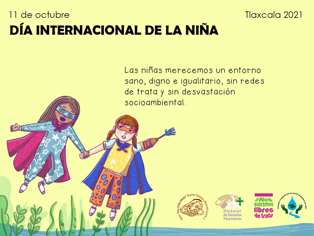 Frayjulian_dh's tweet photo. ✨Hoy, 11 de octubre, es el #DiaInternacionaldelaNiña 
¡Por un entorno sano, digno e igualitario!
¡Sin redes de trata ni devastación socioambiental! 

@RedTDT @infanciacomun @derechoinfancia @canicadeoaxaca @cadhac @ISBeauvoir @FondoSemillas @LaSandiaDigital @LuchadorasMX https://t.co/BZpHlGY0zz