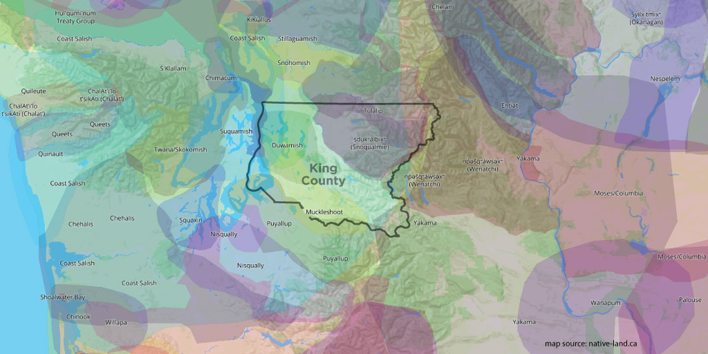 KingCountyWA's tweet photo. What we now know as King County is the ancestral land where Indigenous peoples have lived since time immemorial.

On #IndigenousPeoplesDay we celebrate the rich heritage, culture, contributions, and resilience of Indigenous communities throughout our region. https://t.co/cKXKuCDaWW