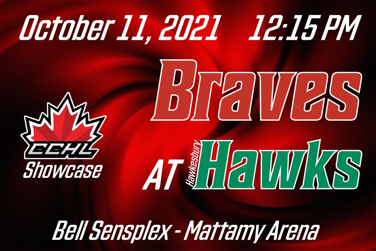 BrockBraves's tweet photo. #BravesGameday
#BROvsHAW
@TheCCHL #Showcase
1 hour to face off as your Braves take on the @hawkesburyhawks
in their final game at the #CCHLFallShowcase
Gametime at the @Bell @Sensplex is 12:15
Check out the game on @MyHockeyTV
https://t.co/0ddn8JPlmM
#BraveEnough https://t.co/r7nM9FJ1Fx