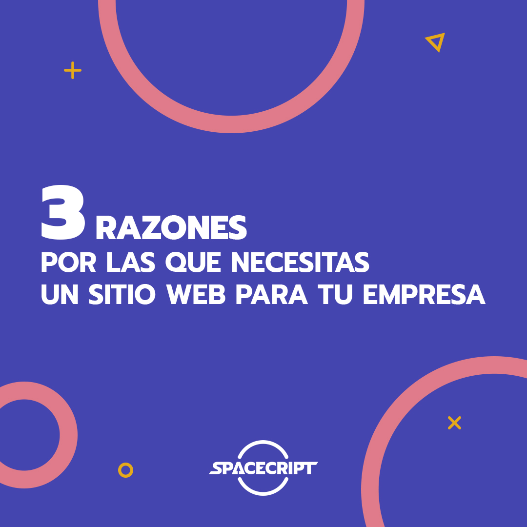 spacecript's tweet photo. Te compartimos 3 razones poderosas para adquirir un sitio web para tu empresa 🔥 #Honduras #desarrolloweb #tips #emprendimiento https://t.co/Wtq5sAZjUu