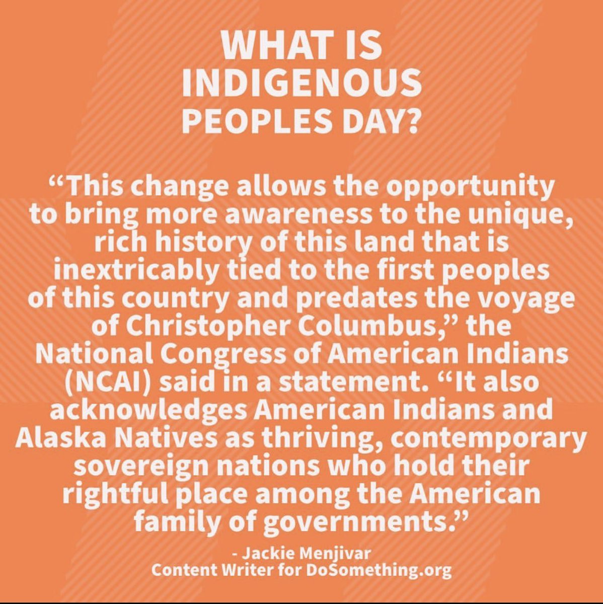 Happy Indigenous Peoples Day!
