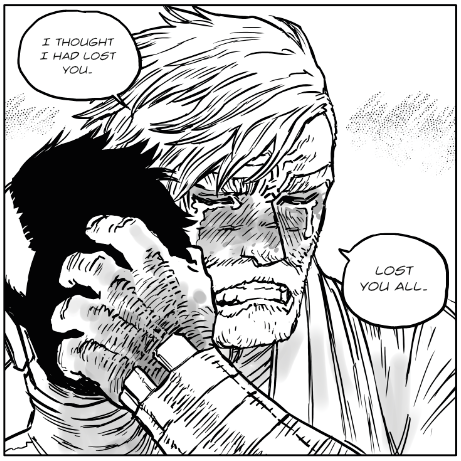 HannesRadke's tweet photo. And that's it folks. Of Stars Profaned has ended with over 200 comic pages drawn. You can read them all online on @tapas_app #oawlcomic #paneloftheweek #webcomicart https://t.co/ZCOZCE17aF