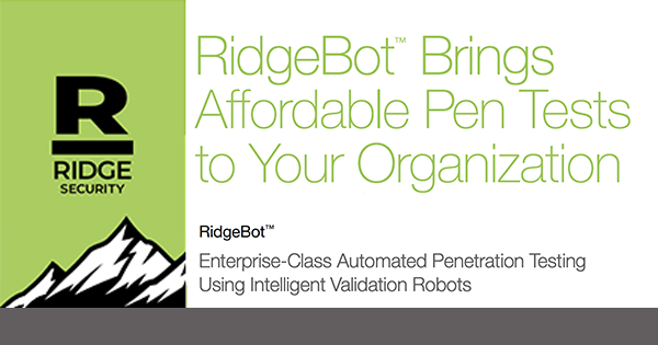 RidgeSecurityAI's tweet photo. Guided by its knowledge map, #RidgeBOT can launch attacks such as associated target attacks, lateral movement, and joint vulnerability #exploits to achieve multi-layer penetration and iterative attacks on targets &amp; #IT assets.
https://t.co/9vAU0OuVwJ
#pentest https://t.co/en8oo3Og48