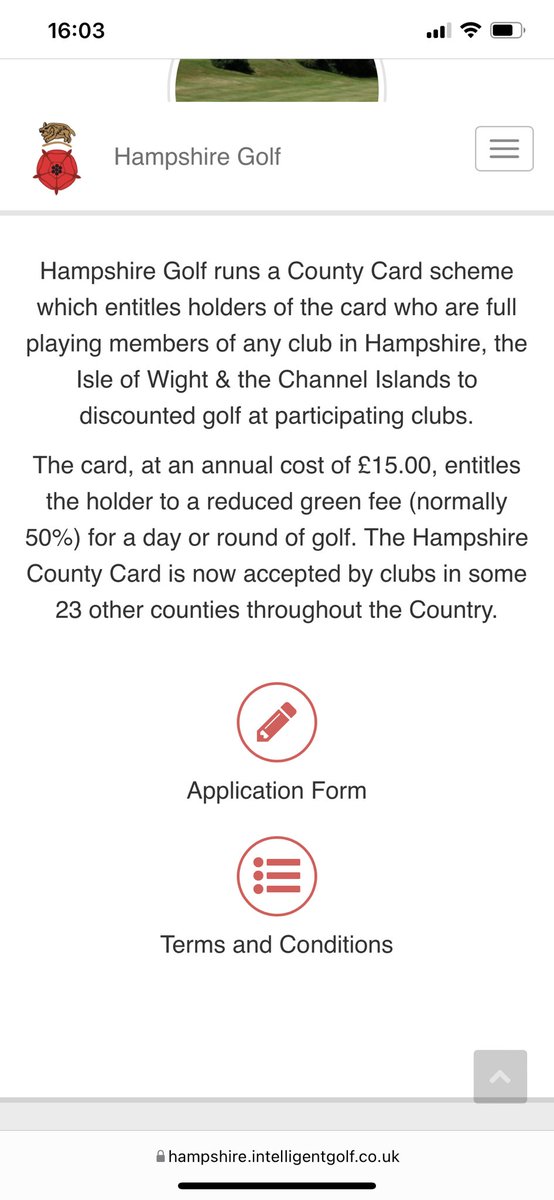 The best kept secret in the County……….
hampshire.intelligentgolf.co.uk/county_card