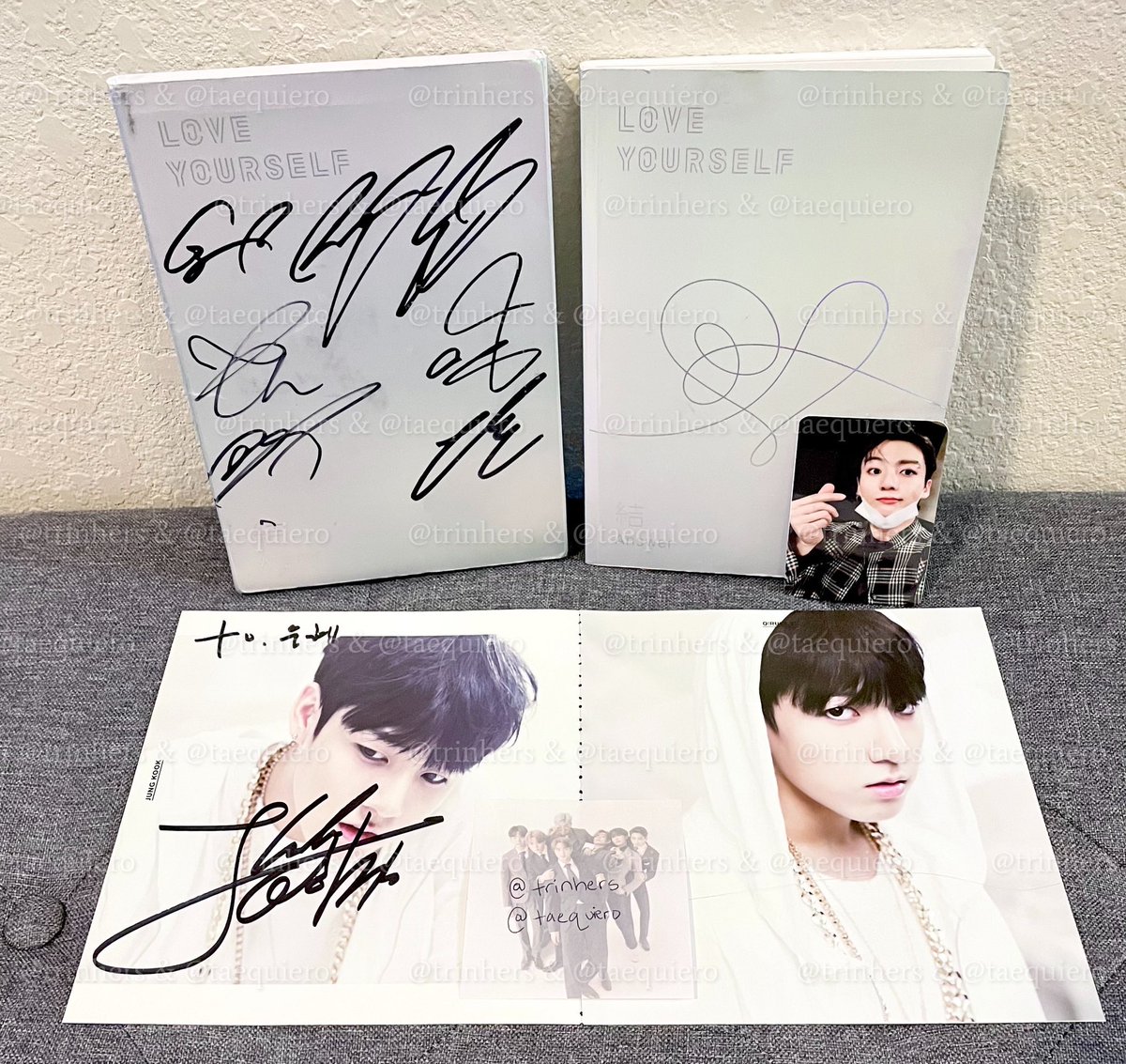trinhers's tweet photo. #GCFwithBTS update:

- TWO days left! 💜
- initial goal reached 100%!
- 2nd goal reached 100%!
- let’s go!!!

$7 donation to @GiveChildFamily = 1 raffle entry (prizes: BTS signed LY: Answer &amp; JK O!RUL8,2? signed page)

Donate: https://t.co/vqDvKhogeB
Form: https://t.co/JyjTqGg70J https://t.co/g2HHH3gGek
