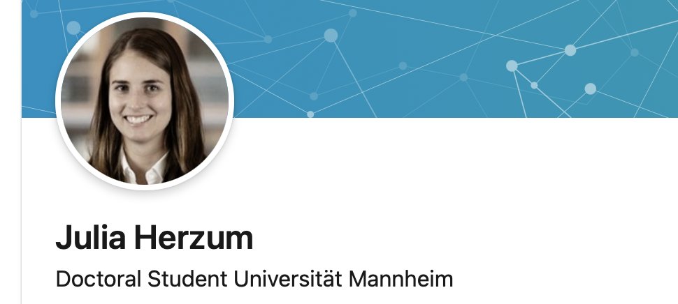 AOM_SIM's tweet photo. #meetSIMian @HerzumJulia, PhD Candidate at Universitรคt Mannheim
Julia works on #CorporateResponsibility and #SocietalPerception of #CSRMeasures
She has also an interest in #CrossSectorPartnerships #BusinessToNonprofitCollaborations and #Legitimacy
Welcome Julia! https://t.co/rBEouriBTb