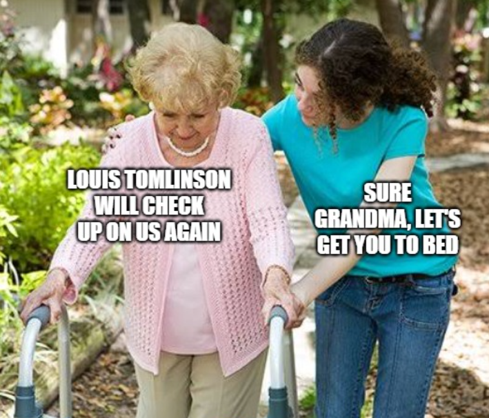 allmydreamin's tweet photo. louies in 80 years waiting for louis tomlinson to tweet https://t.co/ULBv7yk8ph
