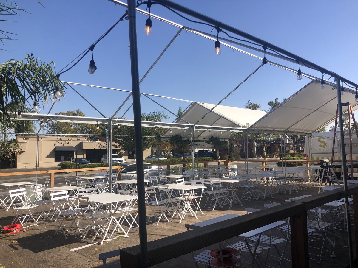 Due to a slight problem w our patio at Sellands on H St we will only be opening our indoor &amp; takeout options till this dies down. When chairs r blowing over and tables r covered in dirt not the best dining environment😖……..but more importantly Go Giants⚾️⚾️⚾️🤙