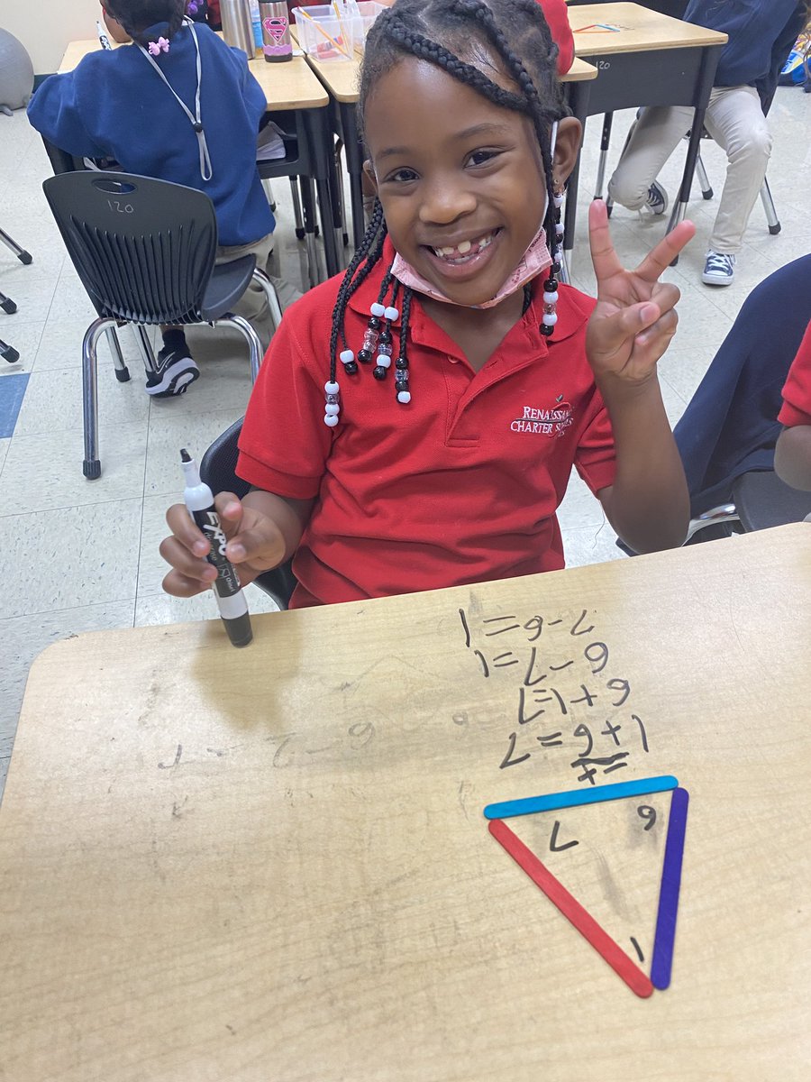 PinesPatriots's tweet photo. It’s all about family … FACT FAMILIES. Ms. Cavalida’s first graders are practicing addition with fact family houses.
@CSUSAhq @rwindlerfreitag #CSUSAProud #FundamentalLearning #ForwardFocus #Broward #BrowardCounty #Pines #PinesLife #FLCharterSchool #CharterSchool #Education https://t.co/MM4JA3mjLn