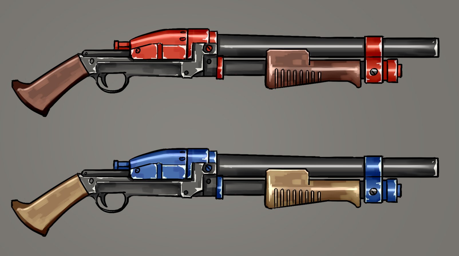 Shu-Stella🔞 on Twitter: "TF2 style Sjogren shotgun. Although the game