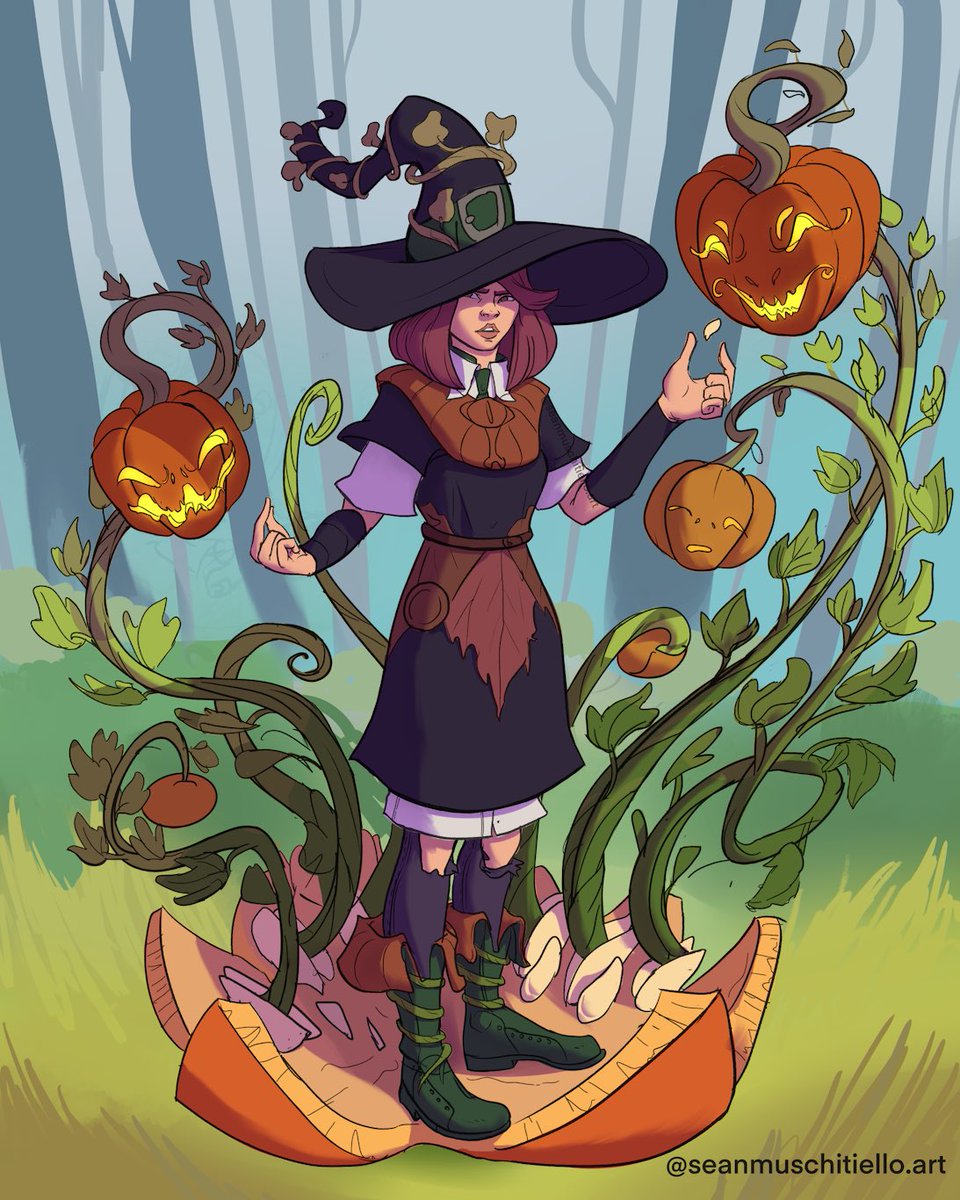 SMuschitiello's tweet photo. 🎃 It’s been a while🎶 
-
Here’s a thing I did last year. 
#witch #Halloween https://t.co/4m141vB2WW