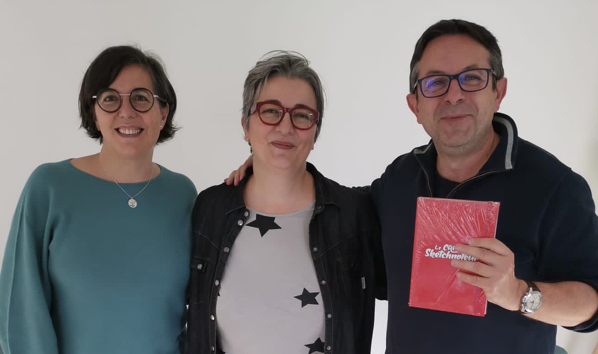 Rencontre #sketchnote avec <a href="/blhuillier/">Béatrice LHUILLIER</a> et <a href="/isapailleau/">Isabelle PAILLEAU</a> !