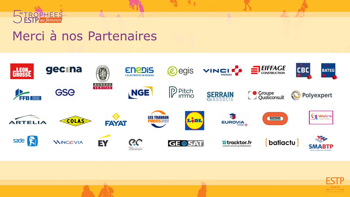 etpaufeminin's tweet photo. Les Trophées #ESTPauFéminin seront décernés ce soir.
Un grand merci Ă tout nos partenaires pour votre aide dont @egis, @bureauveritas, @Gecina, #LeonGrosse, @VINCIEnergies et tous les autres ! https://t.co/QG8OlK5U1H