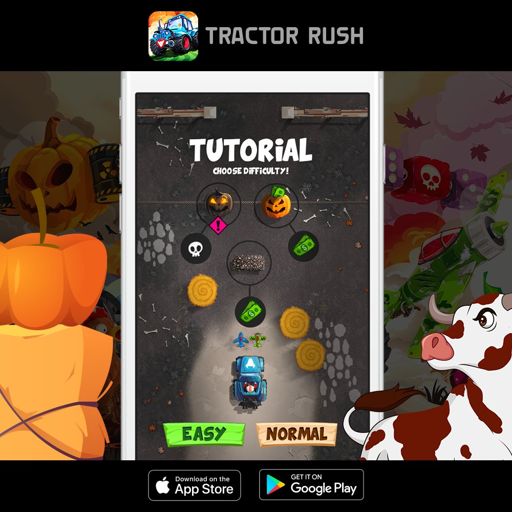 tractorrush's tweet photo. Halloween is coming! Mission 3 tutorial ☠️🕹🎃
app store: https://t.co/fmRrhljWT3
google play: https://t.co/6ojSIGCmOX
#mobilegaming #mobilegames #indiegame #indiedev #indiedevhour #indiedeveloper https://t.co/Yujr0byv9U