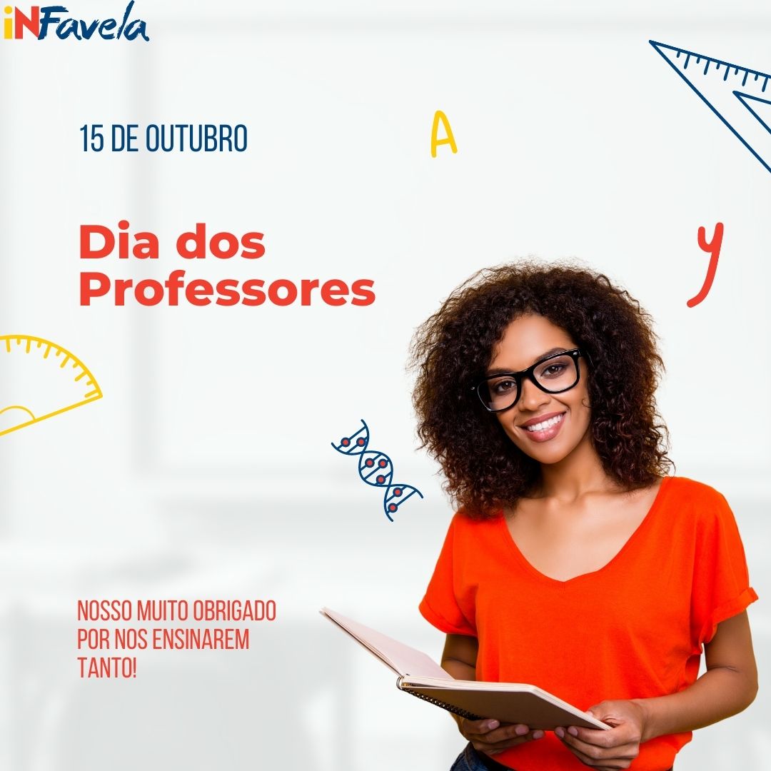 No dia dos professores nós viemos agradecer por dedicarem suas vidas a compartilhar conhecimento.
 A InFavela tem gratidão e respeito a todos os professores. 
Parabéns! 

#infavela #cufabrasil #diadosprofessores