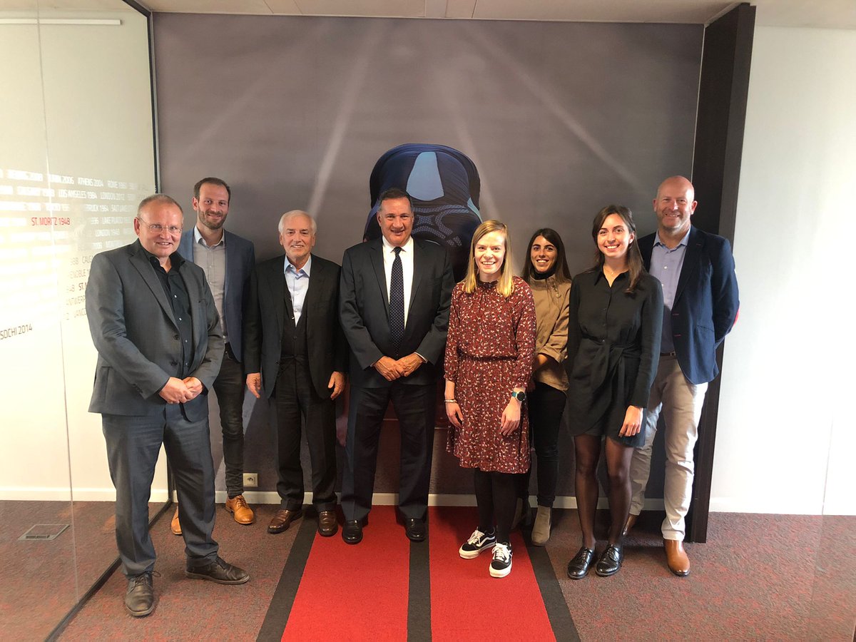 EOCEUOffice's tweet image. Today we welcomed @EOCmedia President @SpyrosCapralos and Secretary General Raffaele Pagnozzi to our Office to discuss important policy topics that are common on the EU's and Olympic movement's agendas and to plan the upcoming events.