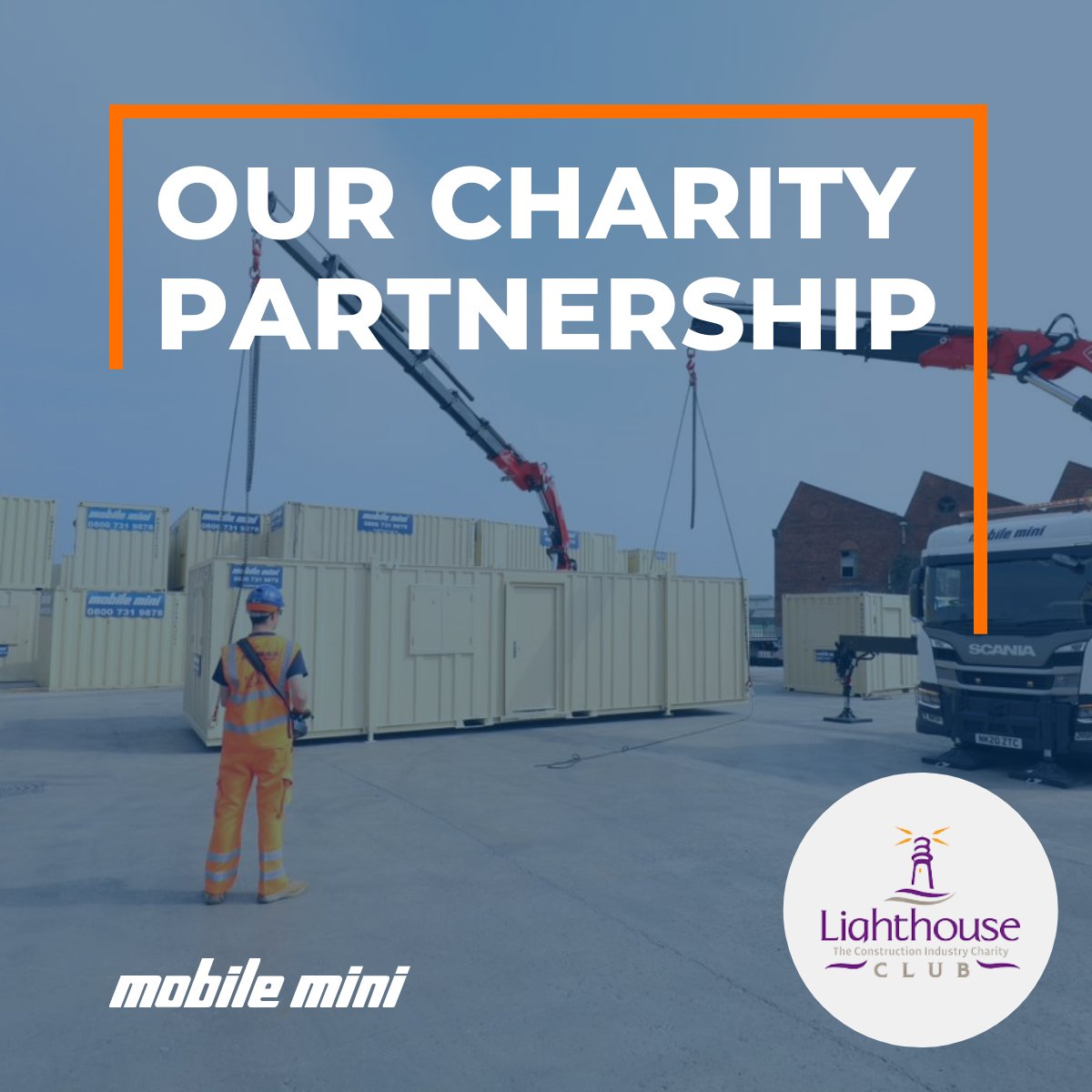 At #MobileMiniUK, we regularly partake in fundraising for our chosen charity of the year - @LighthouseClub_.

They have launched their 'Inside the Hard Hat' campaign to raise awareness about #MentalHealth in the construction industry. 

#WorldMentalHealthDay #HelpInsideTheHardHat