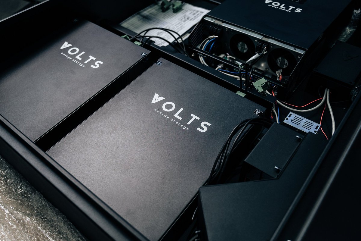 VOLTS_Ltd's tweet photo. VOLTS ENERGY STORAGE PRODUCTION

The devices go through the assembly stages of the storage system and a series of tests. The final is packing the device into separate wooden boxes, thanks to which customers welcome VOLTS in their homes in their original form!

#volts https://t.co/G2PFQoLAlZ