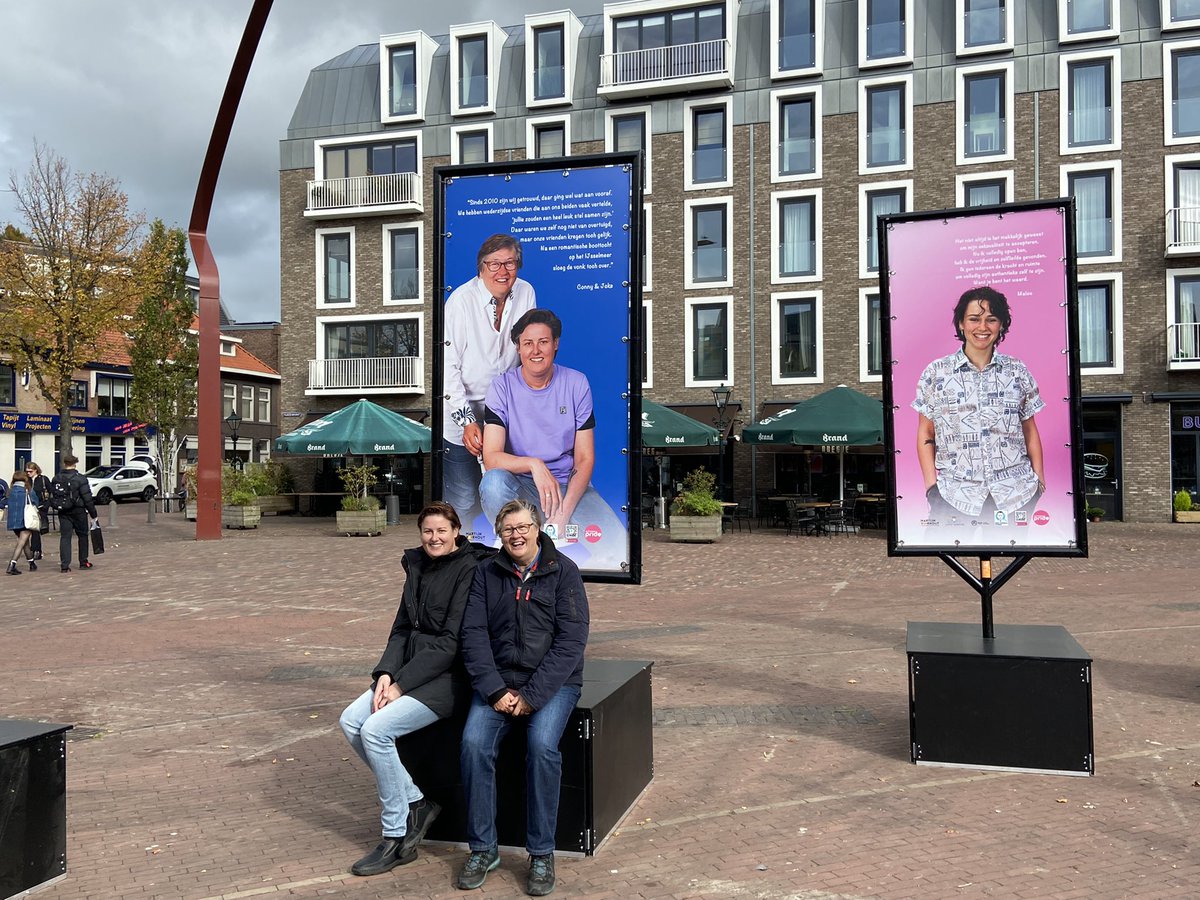 #Diversiteit zichtbaar op de #Paardenmarkt in #Alkmaar cocnhn.nl/diversiteit-zi… #ComingOutDag #cocnhn #LHBTIQ