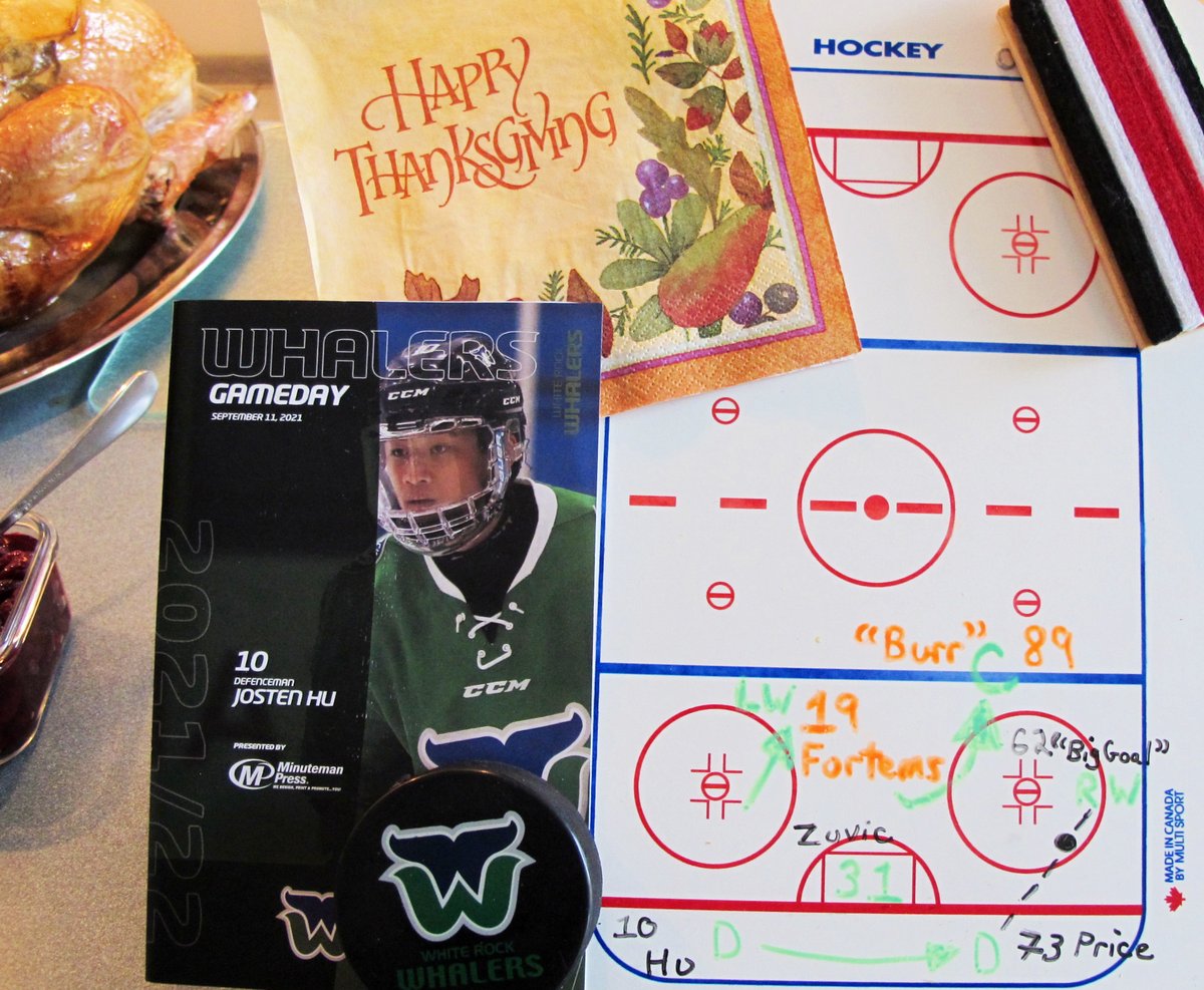 WRWhalersHockey's tweet photo. HAPPY THANKSGIVING | Josten Hu and the rest of our Pod wish you a blessed Thanksgiving! 🐋

We give thanks for our dedicated fans. Hope that you and your loved ones have a wonderful holiday.

Next in Centennial: Sat. Oct. 16 v. Richmond Sockeyes @ 7:30 p.m. #LetsGoPod https://t.co/ite6UIwey0