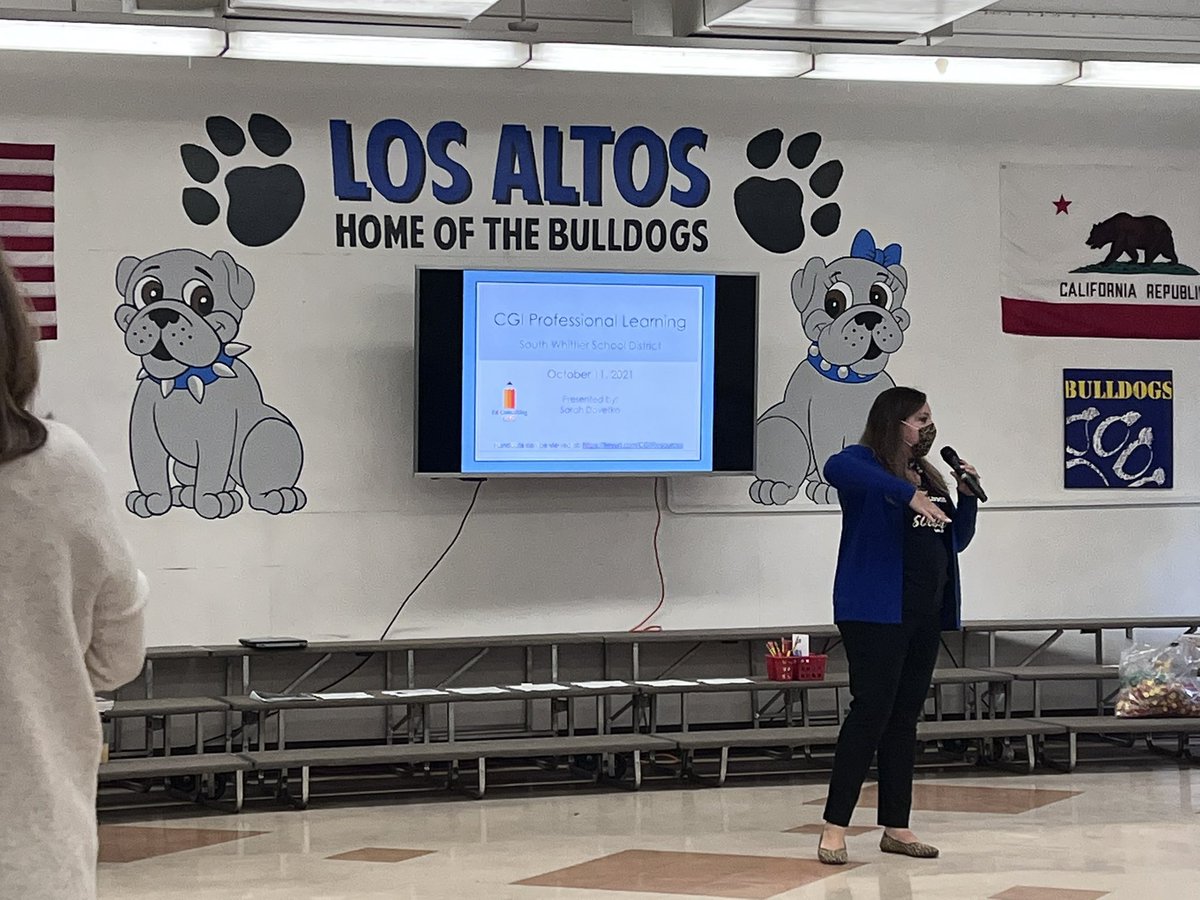 Dr_RebRod's tweet photo. Great way to start the week! District-wide Professional learning day around CGI Math! Thank you Ed. Consulting for helping us do the work and build continuity across the district! #SWSD @dr_gonzales @gsilebiswhitti1 https://t.co/7jWTzgFT6P