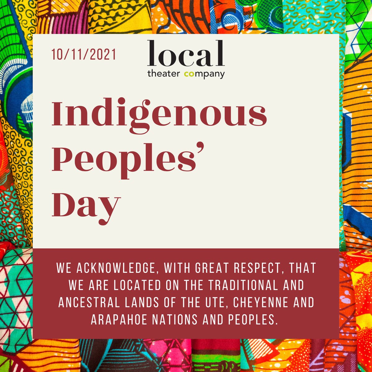 On this #IndigenousPeoplesDay2021, we pay respect to the elders both past and present of the land we occupy today. We ask that you consider the many legacies of violence, displacement, migration and settlement that bring us here today.