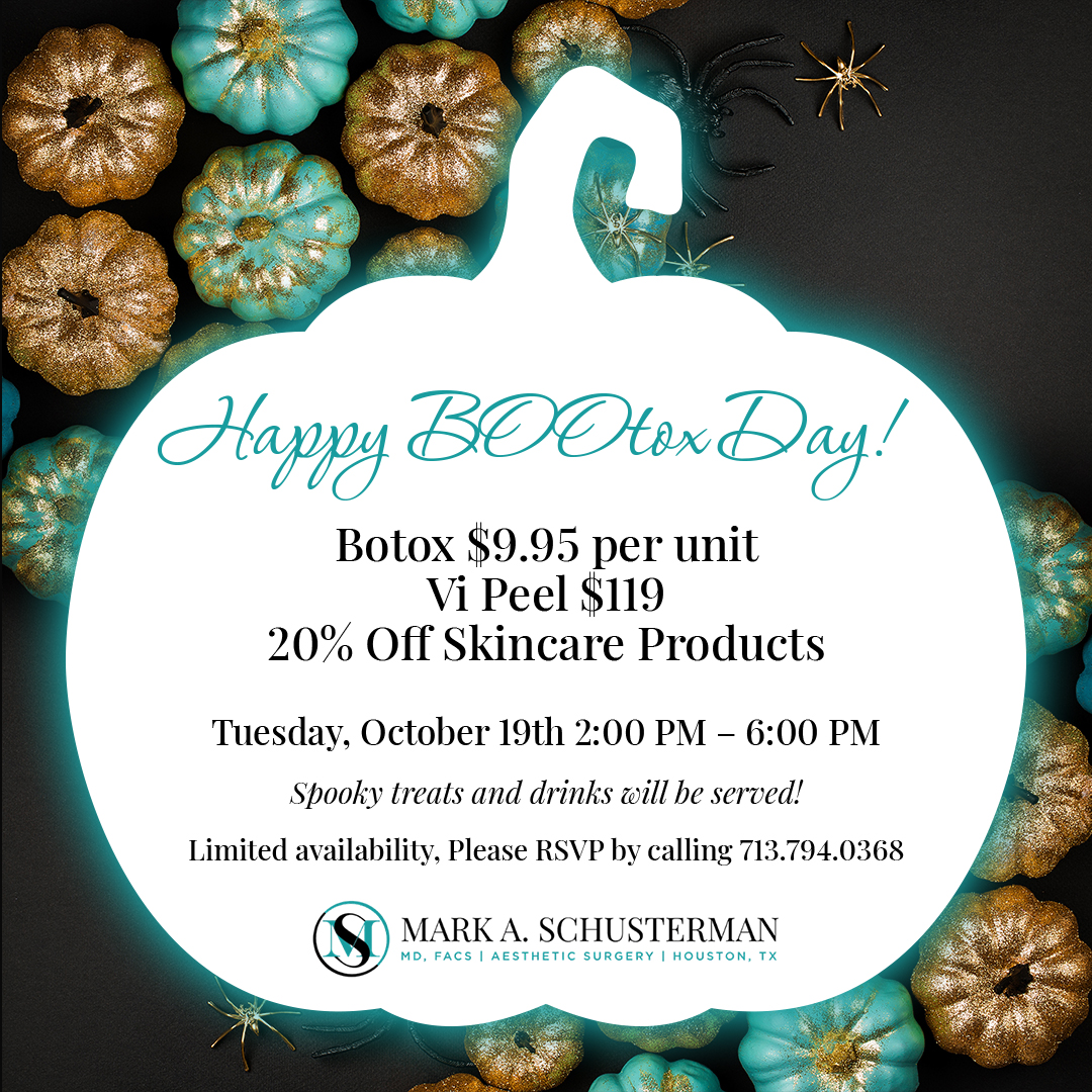 SocialBehavior_'s tweet photo. Hey, boo-tiful, SAVE THE DATE 📆 for BOO-tox Day on Tuesday, October 19th  👻💉!
 
And take advantage of @drmarkschusterman's SCARY good deals: 

🎃 Botox $9.95 per unit
🎃 VI Peel $119 
🎃 20% OFF skincare products 

Spooky treats and drinks will be served, limited availability https://t.co/It9nC0PsAN