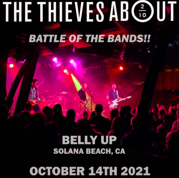 Next up, Battle of the Bands @bellyuptavern on Thursday, October 14! Get your tickets now: eventbrite.com/e/battle-of-th… #thethievesabout #livemusic #sandiegomusicscene #altrock #alternativerock #bellyuptavern #battleofthebands