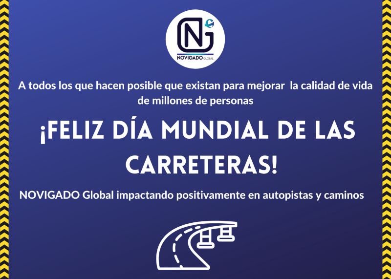 NovigadoGlobal's tweet photo. Para todos los implicados en construir, mantener y mejorar las carreteras de todo el mundo impactando positivamente la vida de millones de personas ¡Feliz #DiaMundialdelasCarreteras!

NOVIGADO Global innovando en soluciones de gestión de tráfico y peaje
#innovacionenautopistas https://t.co/cpDrrUkgLB